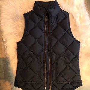J. Crew Blue puffer vest